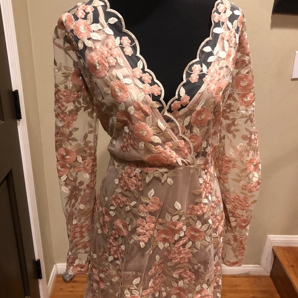 fashion nova flower goddess dress